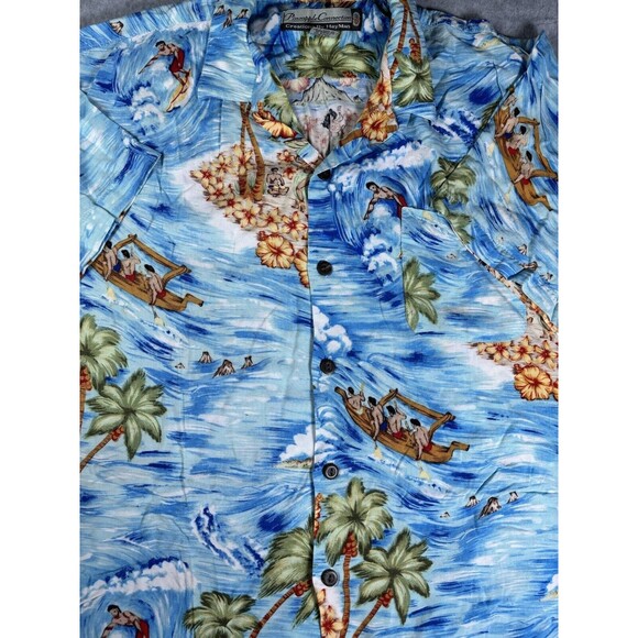 pineapple connection hawaiian shirt Men’s Size Large Surf And Rowing AOP Graphic - Picture 3 of 9
